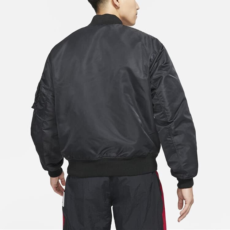 Бомбер Jordan Flight Logo Bomber Jacket Black - изображение 3