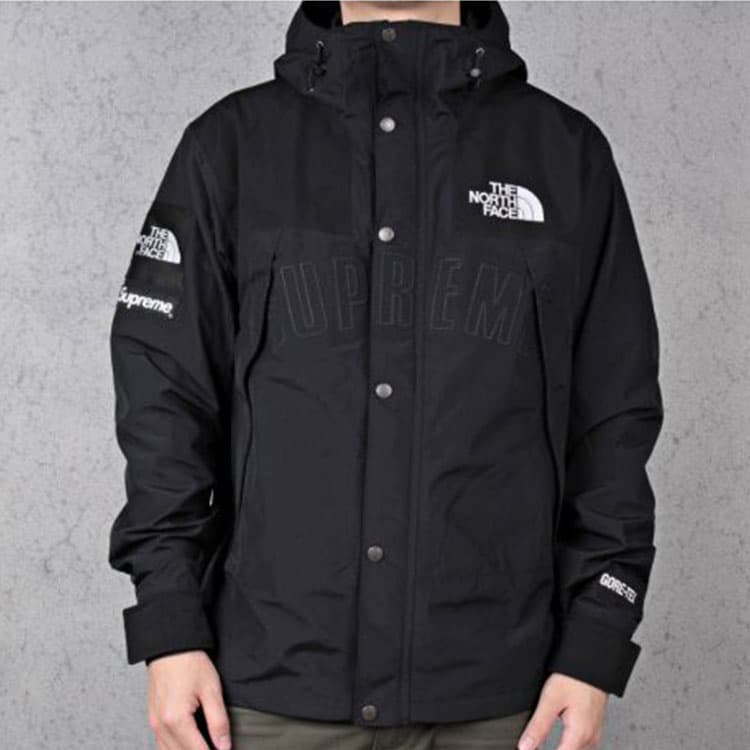 Демисезонная куртка Supreme x The North Face SS19 Logo Jacket Black - изображение 4