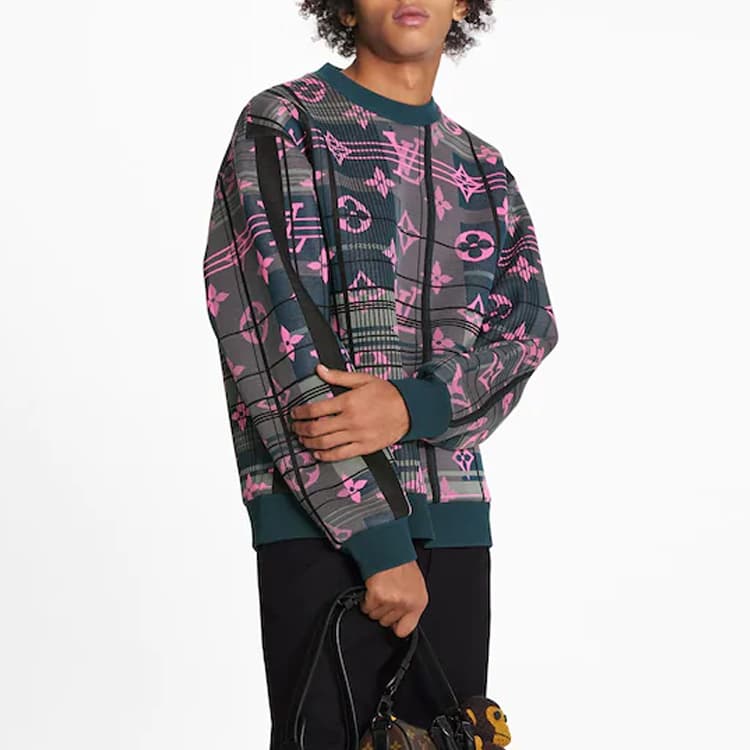 Кофта Louis Vuitton Pullover Sweatshirt Men's Dark Green — фото 4