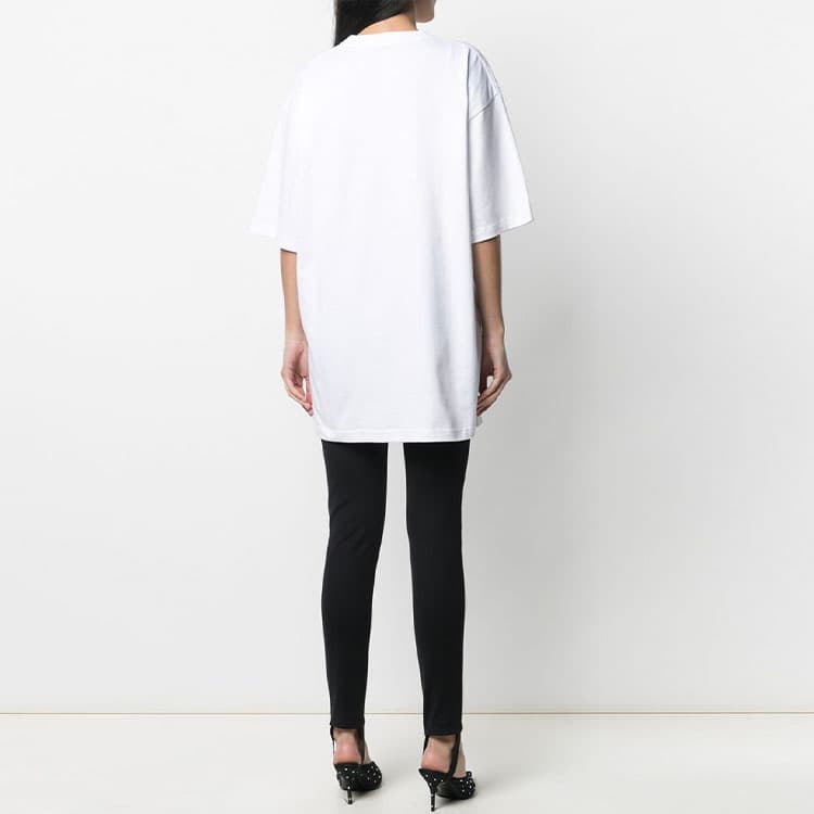 Футболка Balenciaga SS21 White T-Shirt - изображение 5