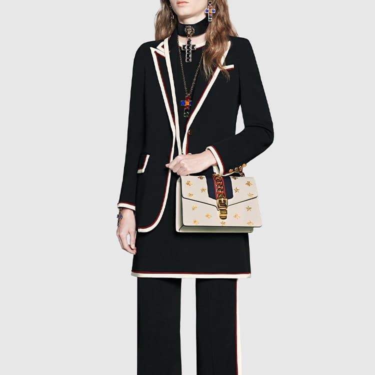 Мини-сумка GUCCI Sylvie - изображение 11