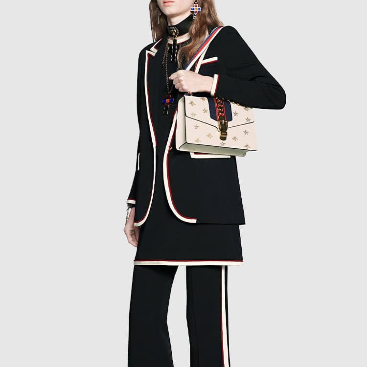 Мини-сумка GUCCI Sylvie - изображение 10