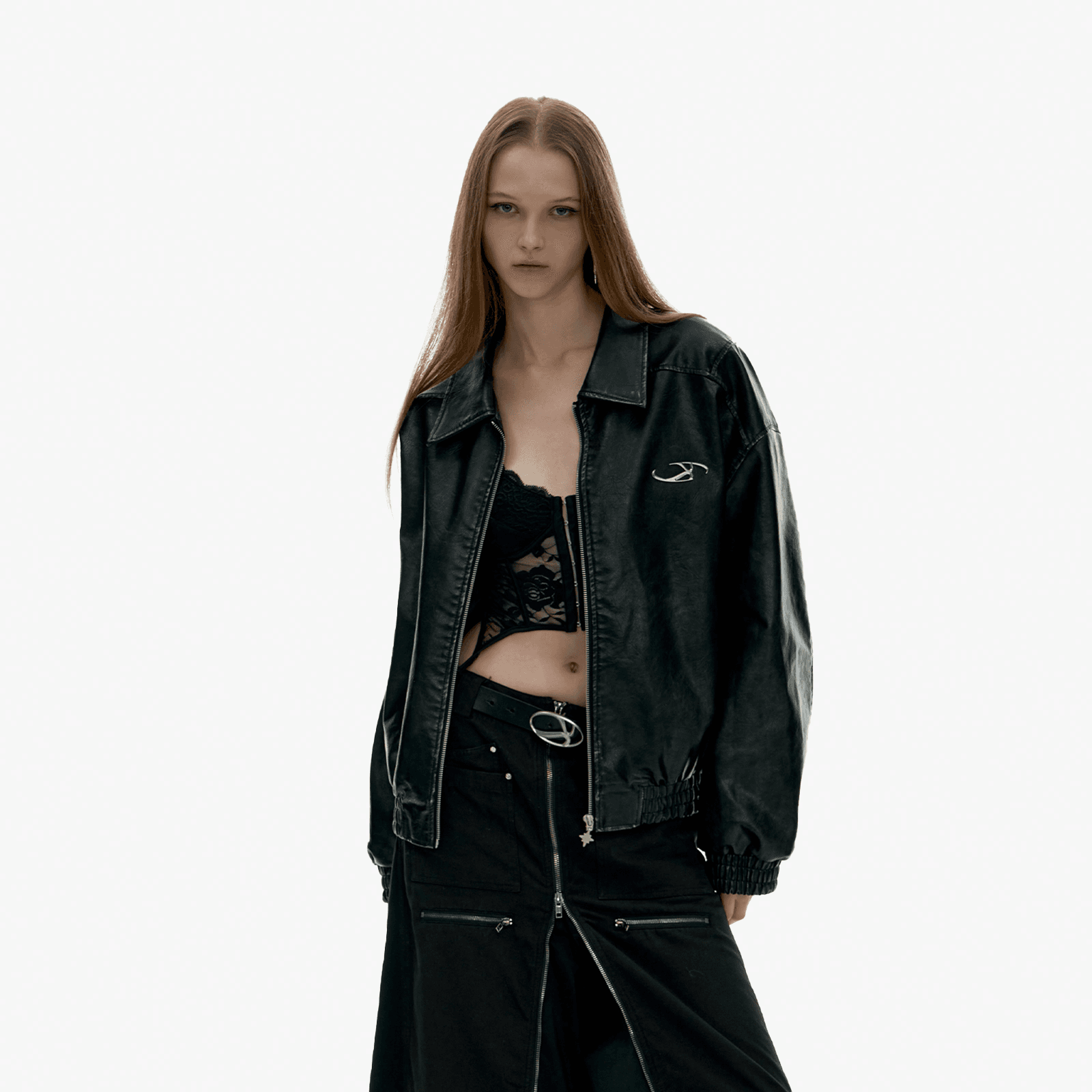 Кожаная куртки IMXS Vintage Biker Jacket - изображение 7