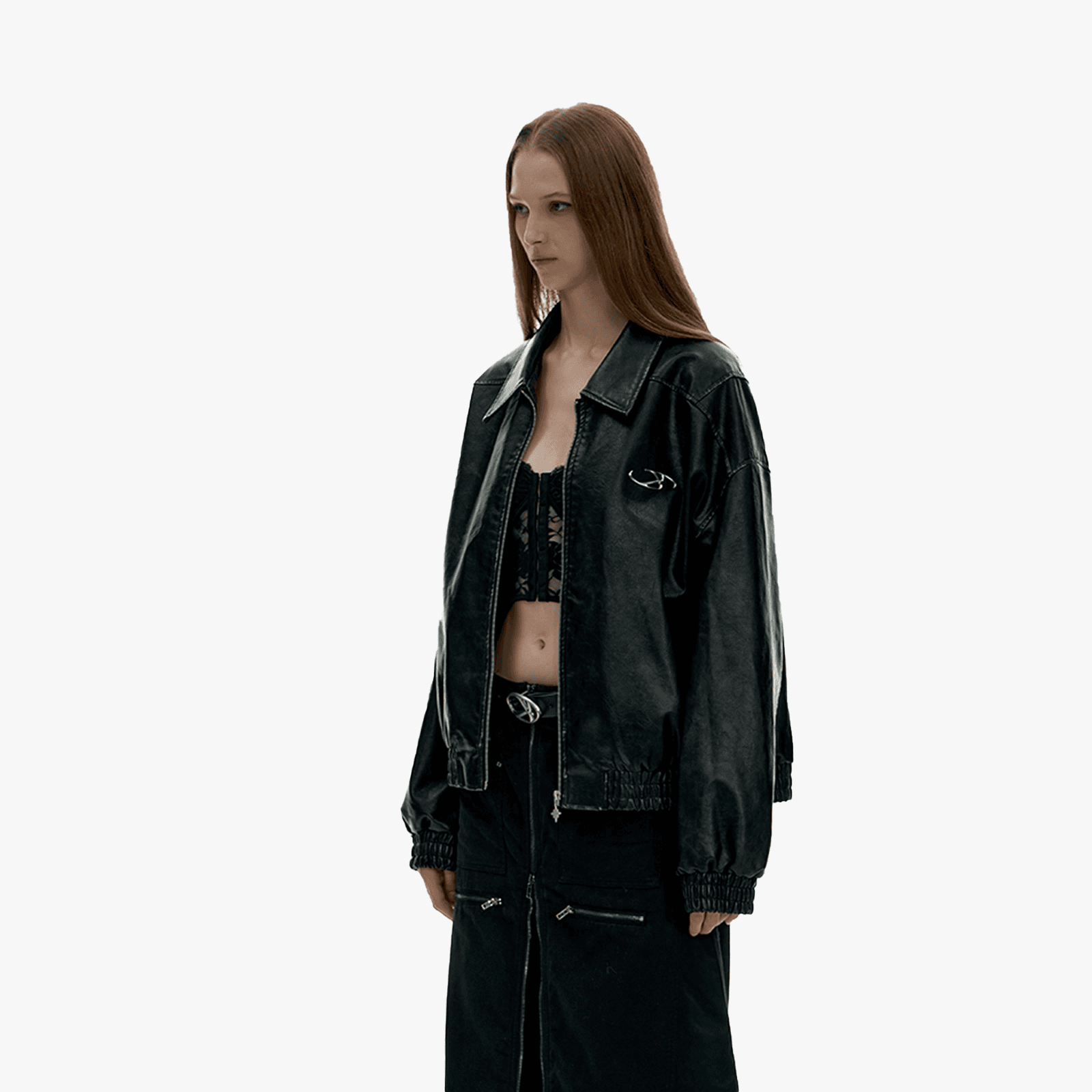 Кожаная куртки IMXS Vintage Biker Jacket - изображение 8
