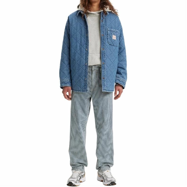 Штаны Levis Striped Loose Straight Jeans — фото 3