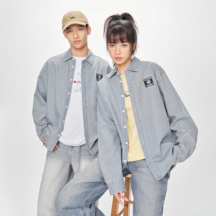 Рубашка Lee SS25 Retro Light Blue Denim Shirt - изображение 3