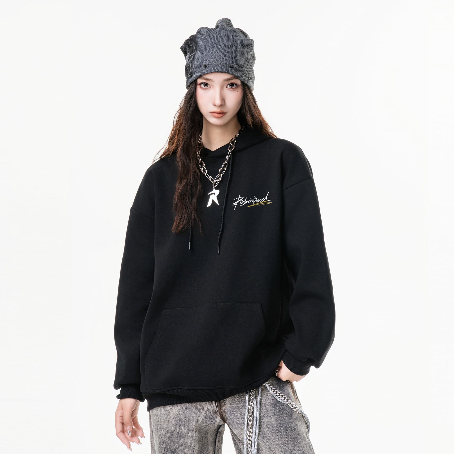Кофта ROBINHOOD Logo Print Sweatshirt - изображение 5