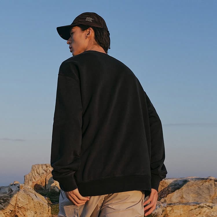Кофта PEACEBIRD MEN Loose Washed Heavyweight Sweatshirt - изображение 5