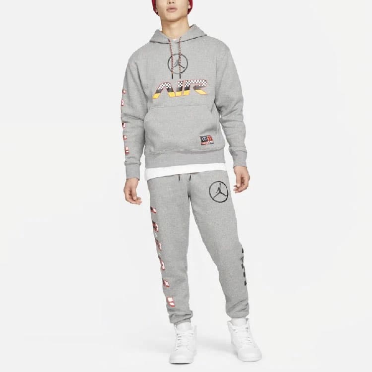 Спортивная одежда Jordan Logo Sweatpants Grey - изображение 2