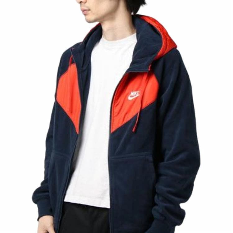 Куртка Nike Sportswear Hooded Jacket Navy - изображение 3