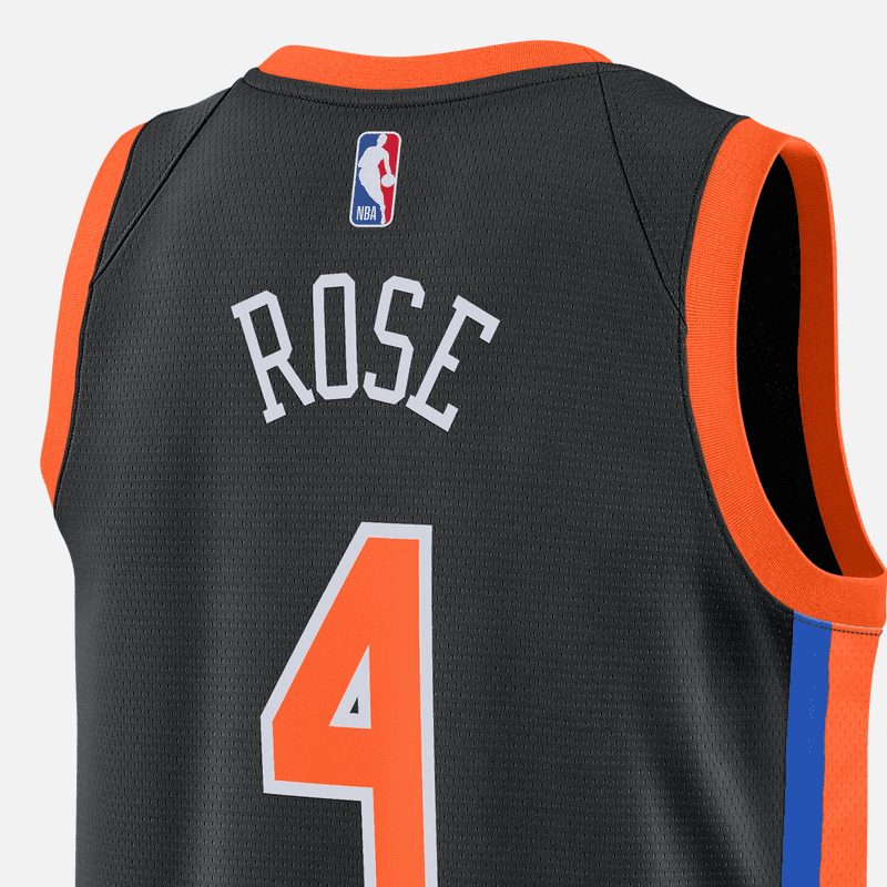 Баскетбольная майка Nike NBA Knicks Rose Jersey 22-23 - изображение 4