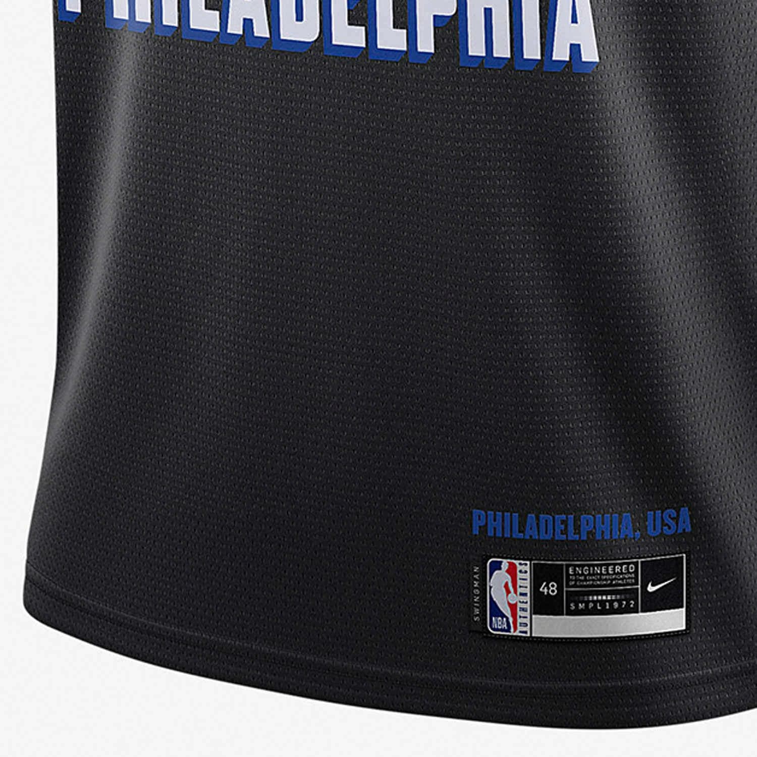 Баскетбольная майка Nike NBA SW 20-21 76 25 - изображение 5