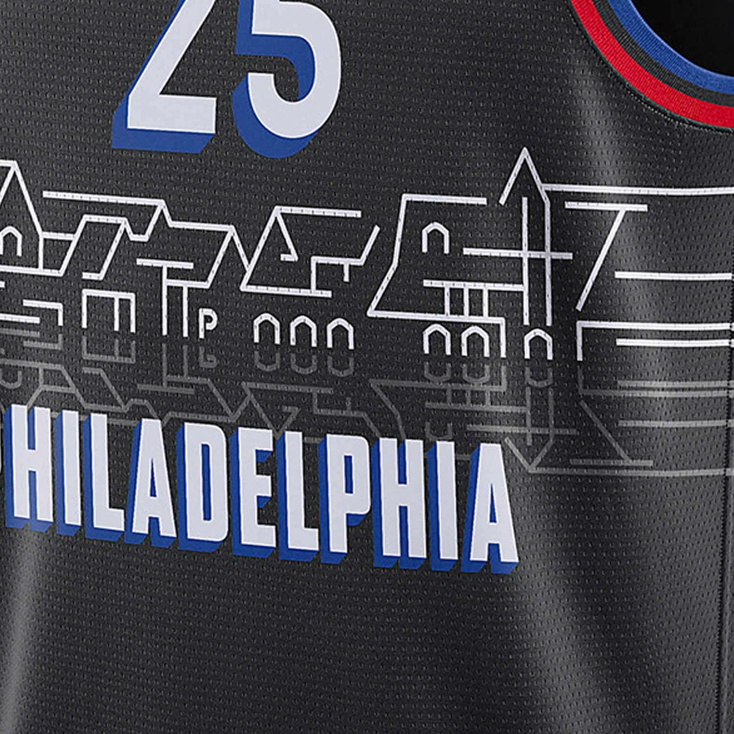 Баскетбольная майка Nike NBA SW 20-21 76 25 - изображение 3