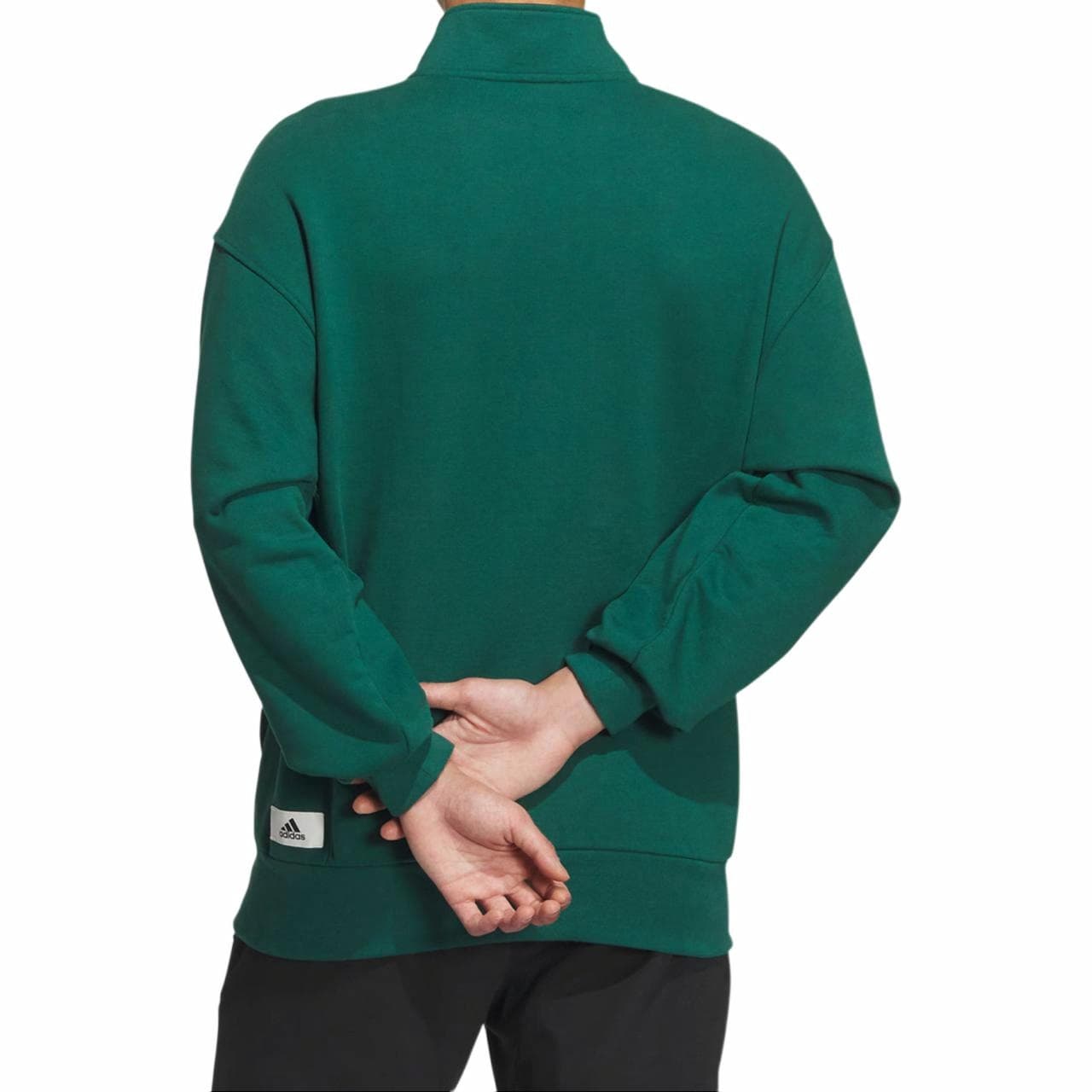 Куртка adidas Small Logo Crew Sweatshirt Forest Green - изображение 3