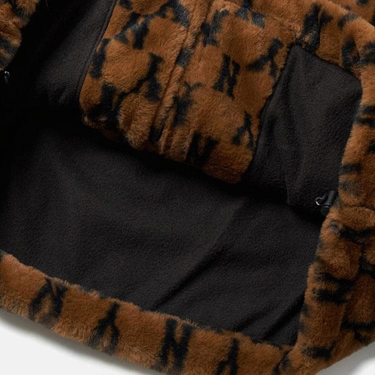 Куртка MLB Retro Logo Jacket Brown - изображение 7