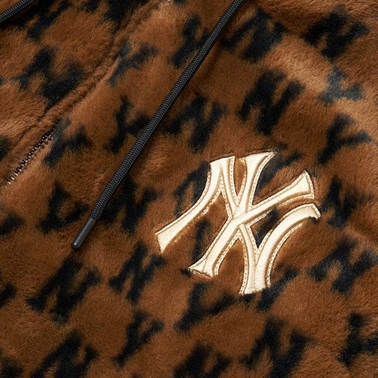 Куртка MLB Retro Logo Jacket Brown - изображение 6