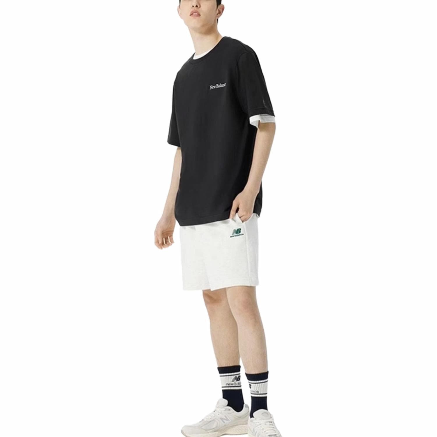 Шорты New Balance Retro Athletic Shorts Light Grey - изображение 5