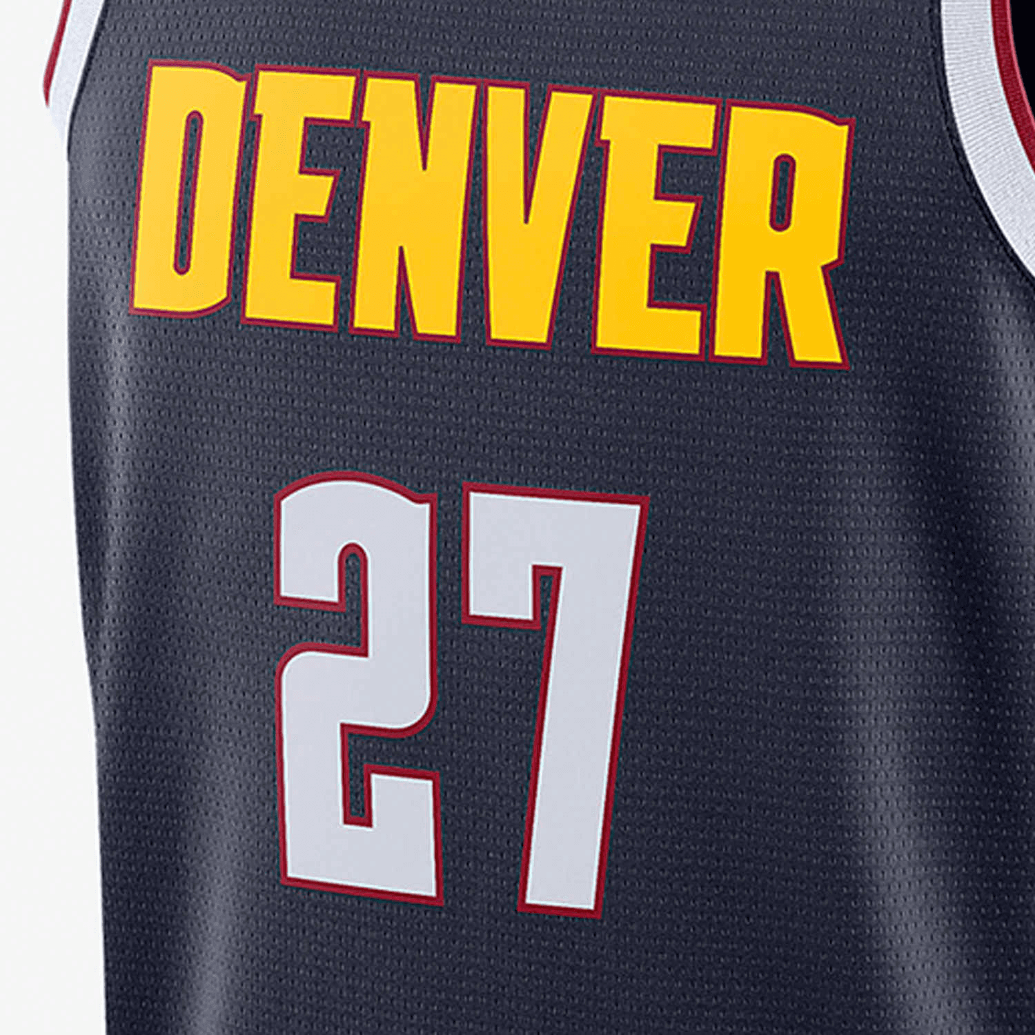 Баскетбольная майка Nike NBA Nuggets Murray 27 Navy - изображение 3