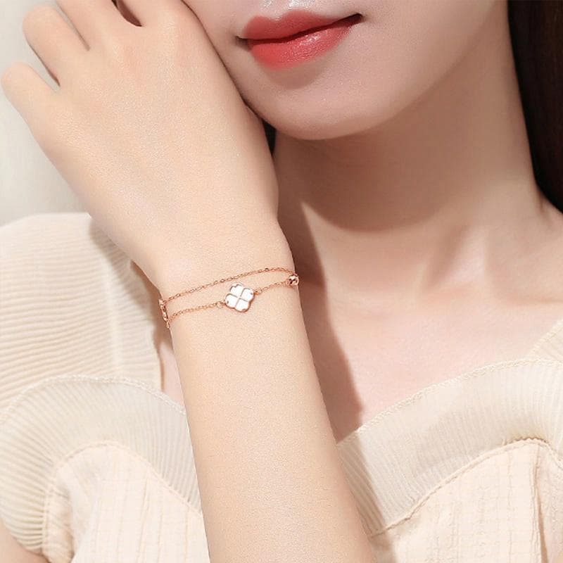 Браслет Van Cleef & Arpels Single Clover Bracelet - изображение 4