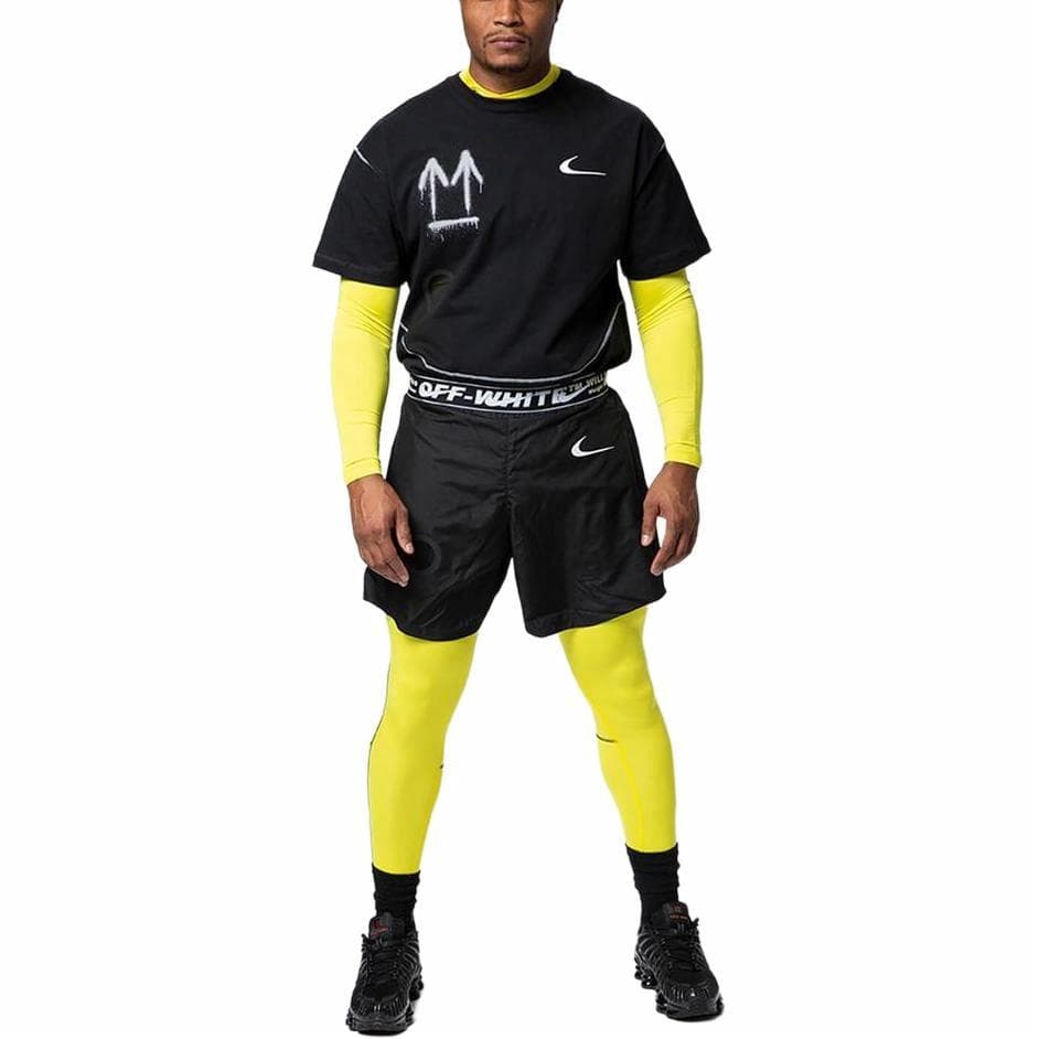 Шорты Nike x OFF-WHITE Dri-FIT Shorts Black - изображение 3