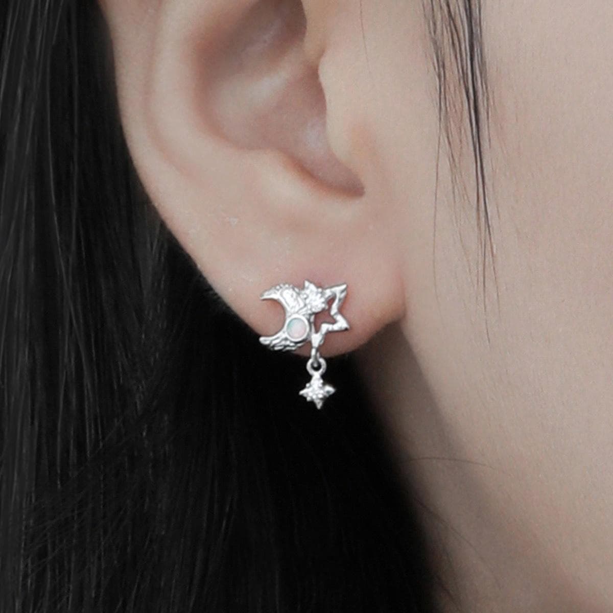 Серьги LUCKY ZHY ins S925 - изображение 5