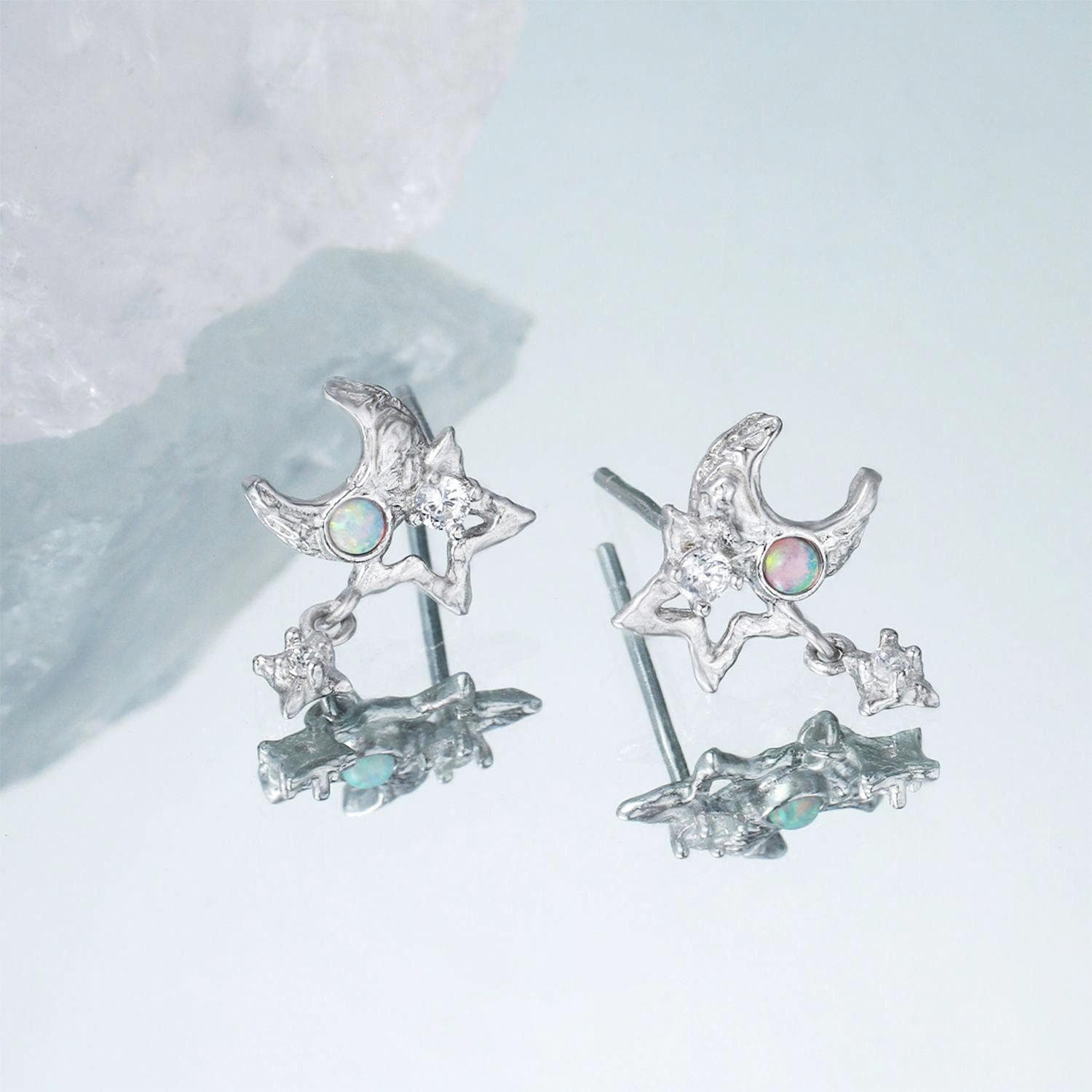 Серьги LUCKY ZHY ins S925 - изображение 3