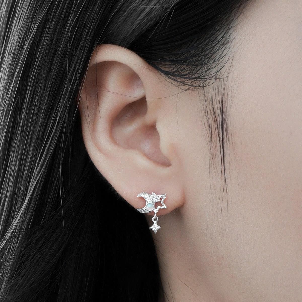 Серьги LUCKY ZHY ins S925 - изображение 4