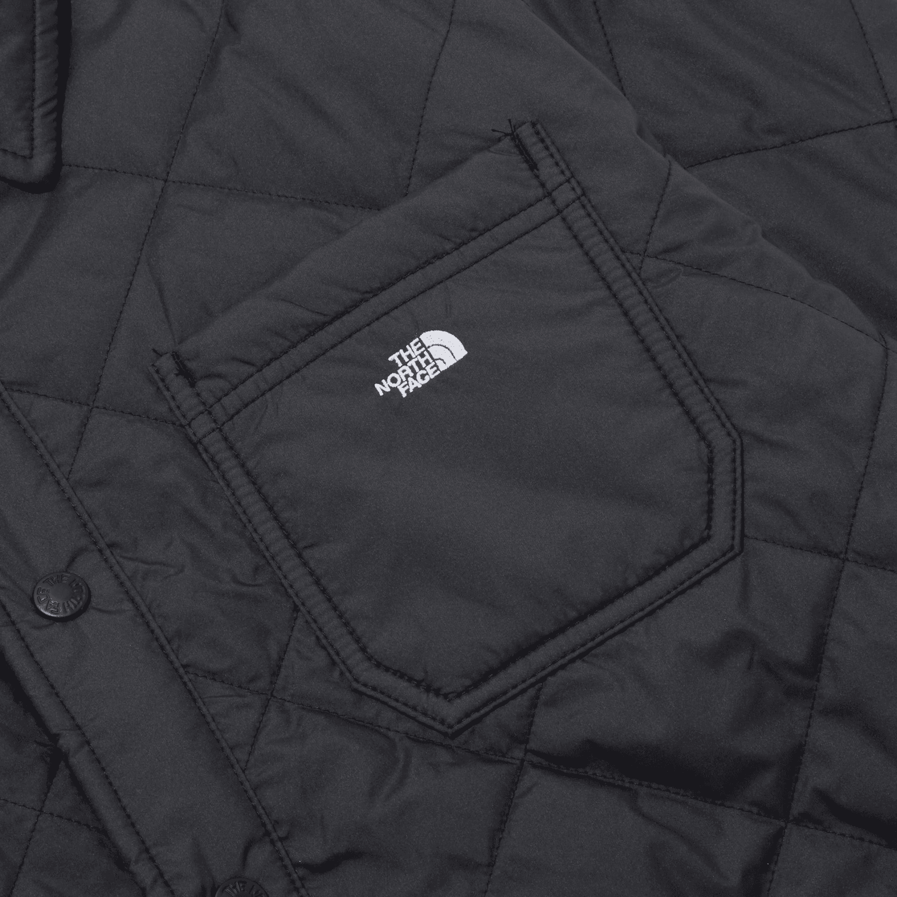 Зимняя куртка пуховик The North Face Insulated Flannel Black - изображение 5