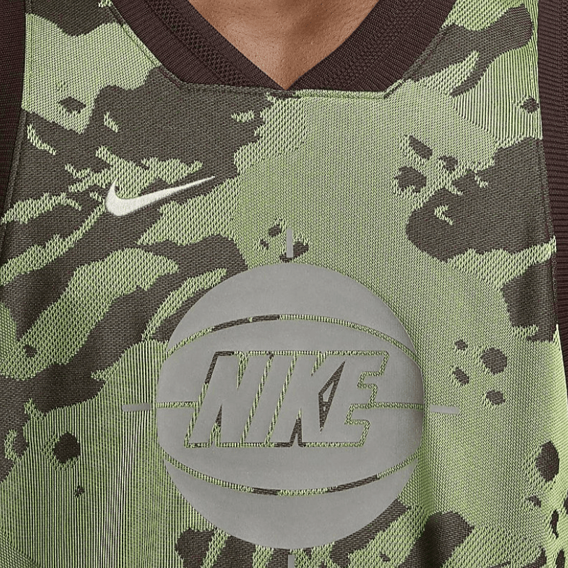 Баскетбольная майка Nike Dri-FIT ADV Camo Basketball Tank - изображение 5