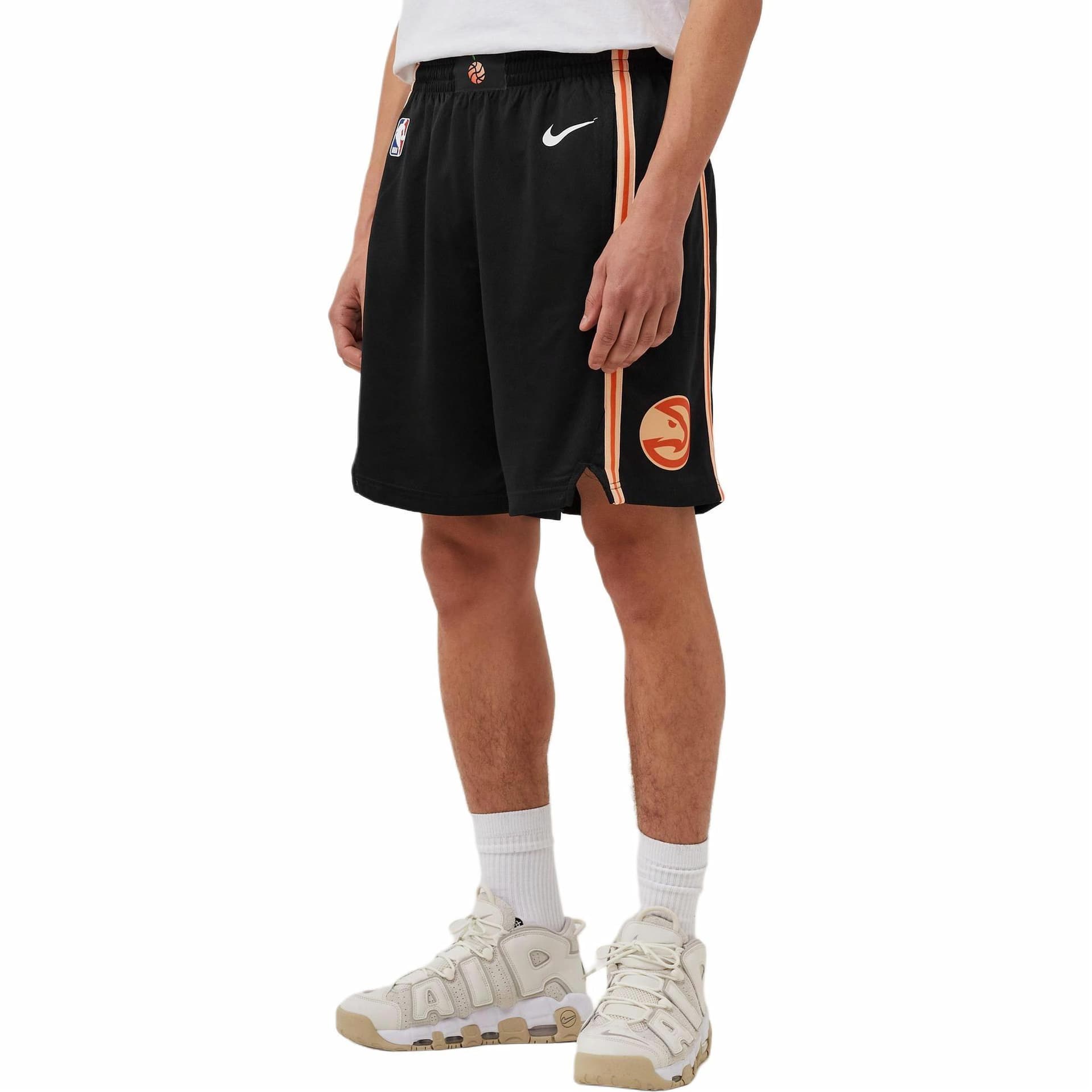 Баскетбольные шорты Nike NBA Atlanta Hawks Fan Edition Shorts Black - изображение 2