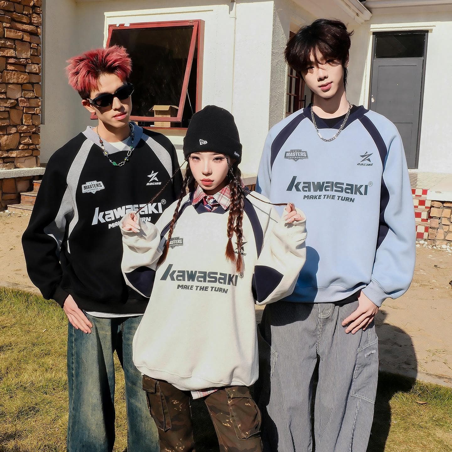 Кофта Kawasaki V-Neck Sweatshirt - изображение 4