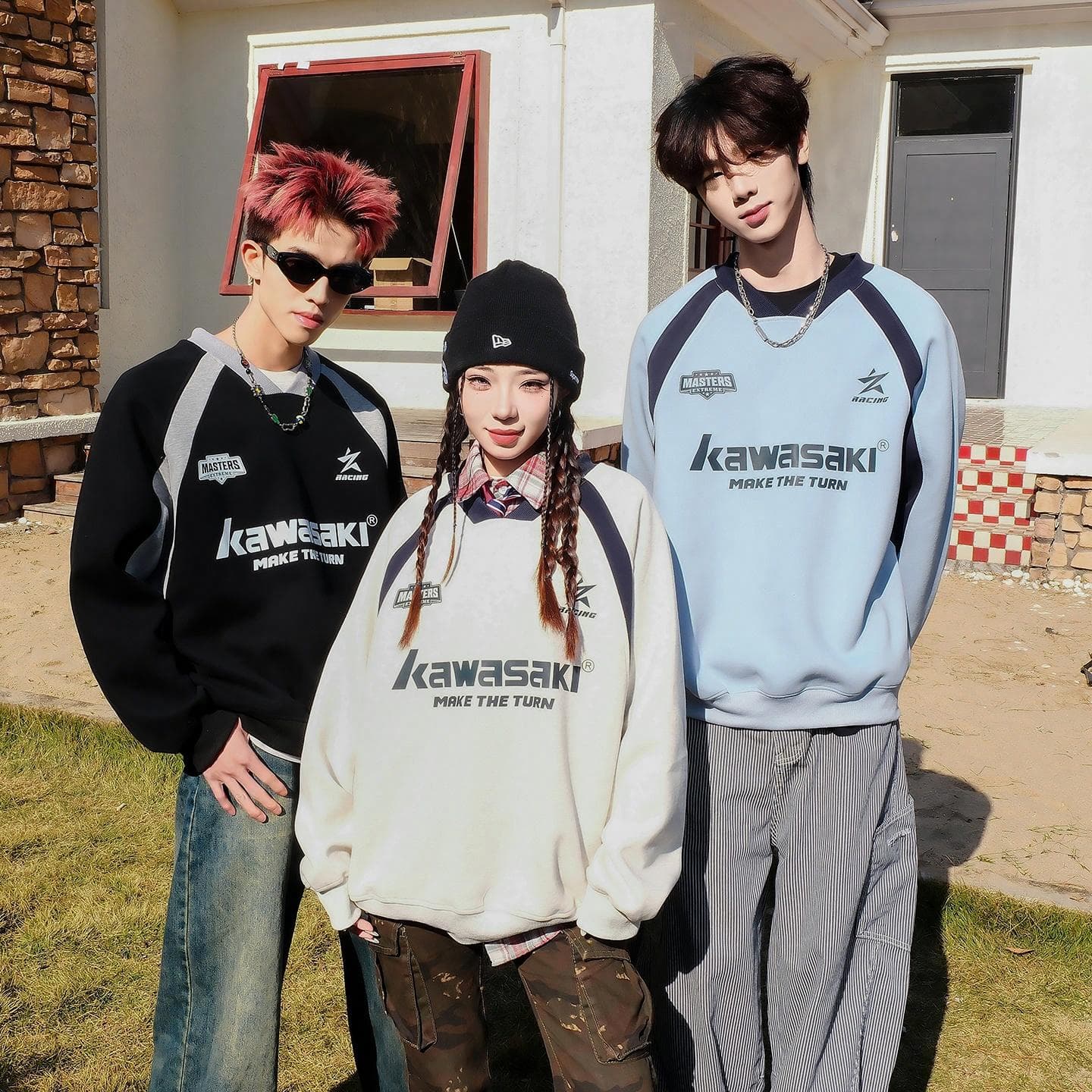 Кофта Kawasaki V-Neck Sweatshirt - изображение 3