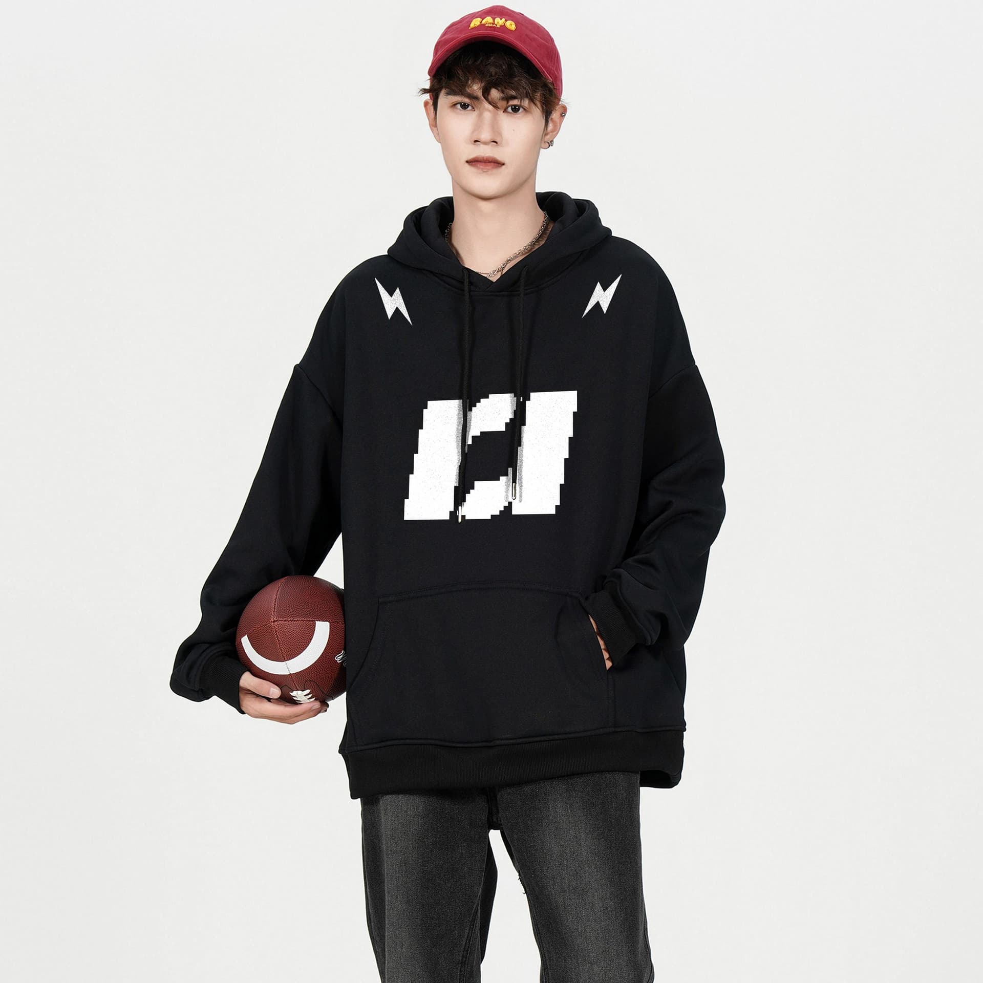 Худи ROBINHOOD Pixel Logo Hoodie - изображение 3
