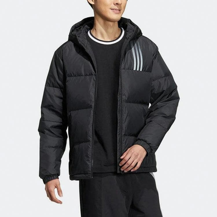 Зимняя куртка adidas Neo U Esnt Jkt Black - изображение 3