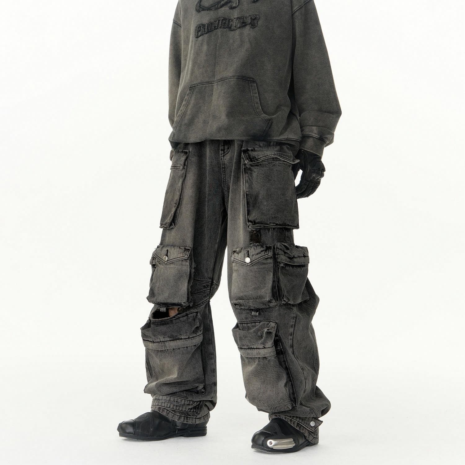 Штаны IMXS Streetwear Cargo Denim Pants - изображение 3