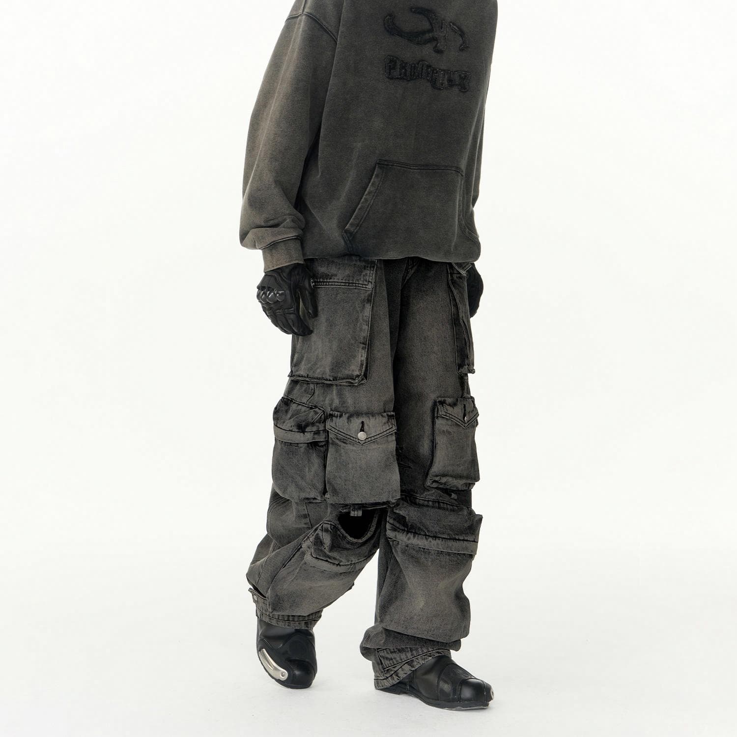 Штаны IMXS Streetwear Cargo Denim Pants - изображение 8