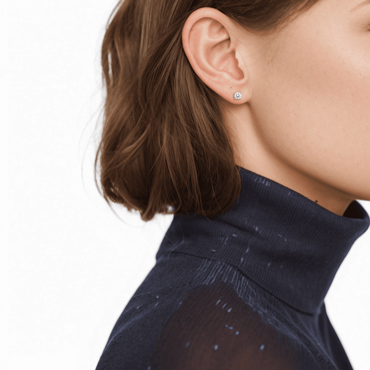 Серьги Swarovski Attract Stud Earrings Transparent - изображение 4