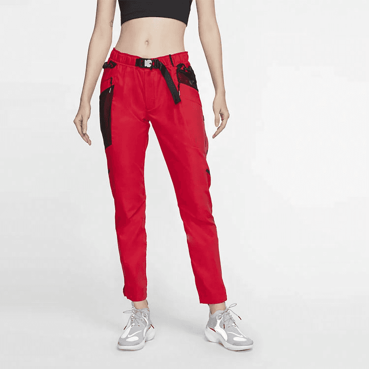 Штаны Nike x MMW Woven Belt Pants Red - изображение 2
