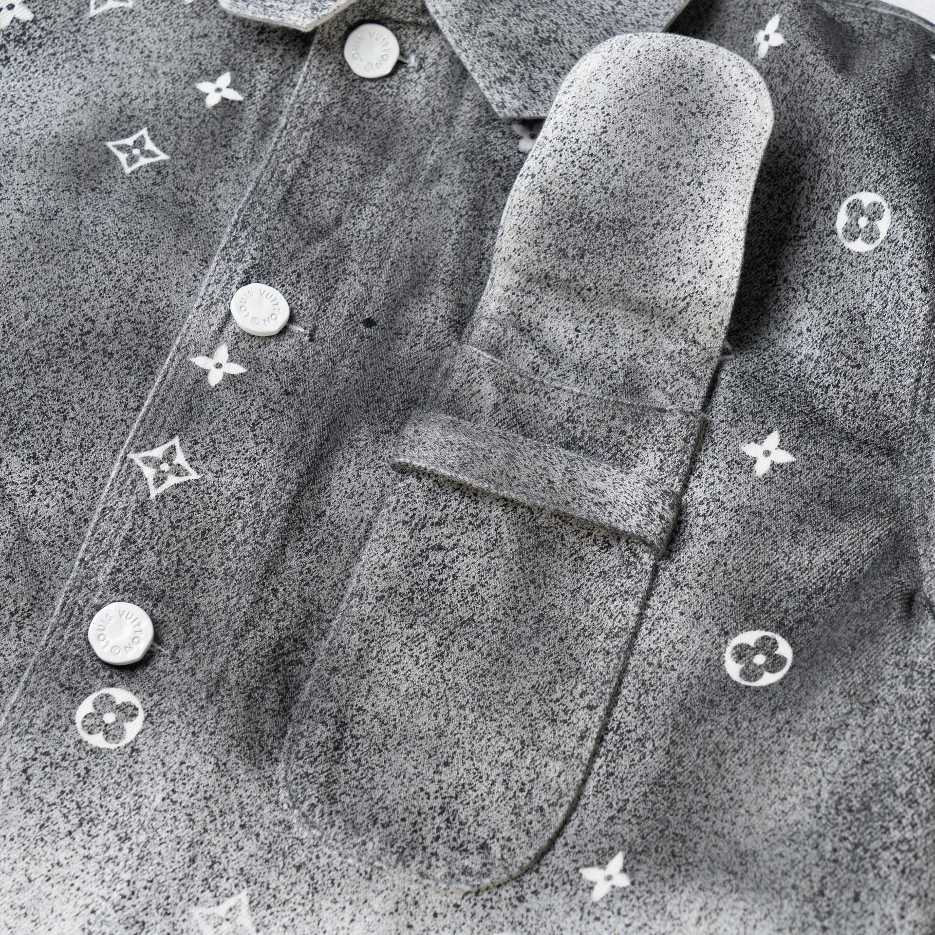 Рубашка Louis Vuitton SS22 Denim Shirt Grey - изображение 3