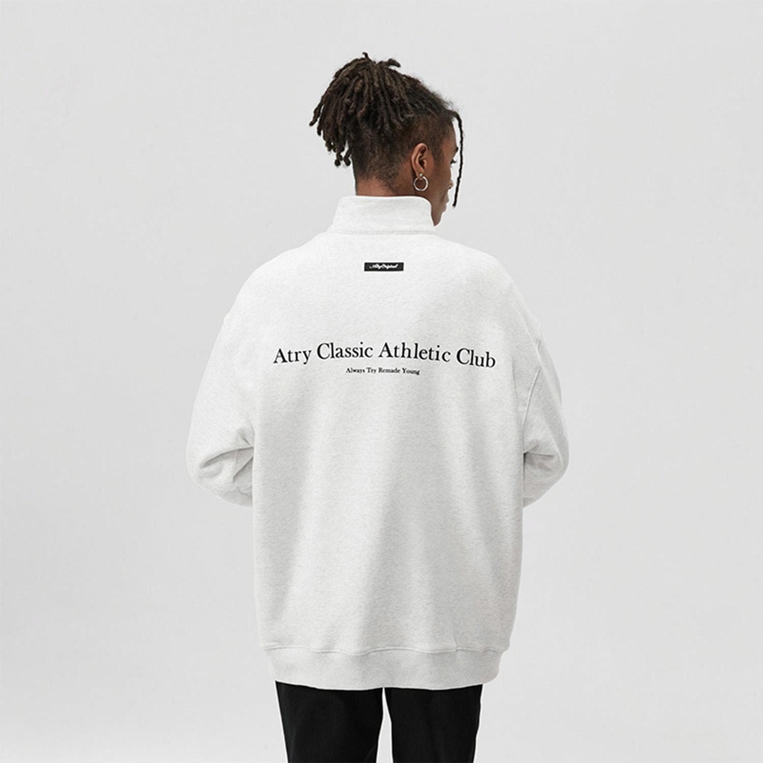 Кофта Atry Zipper Polo Retro Sweatshirt - изображение 3