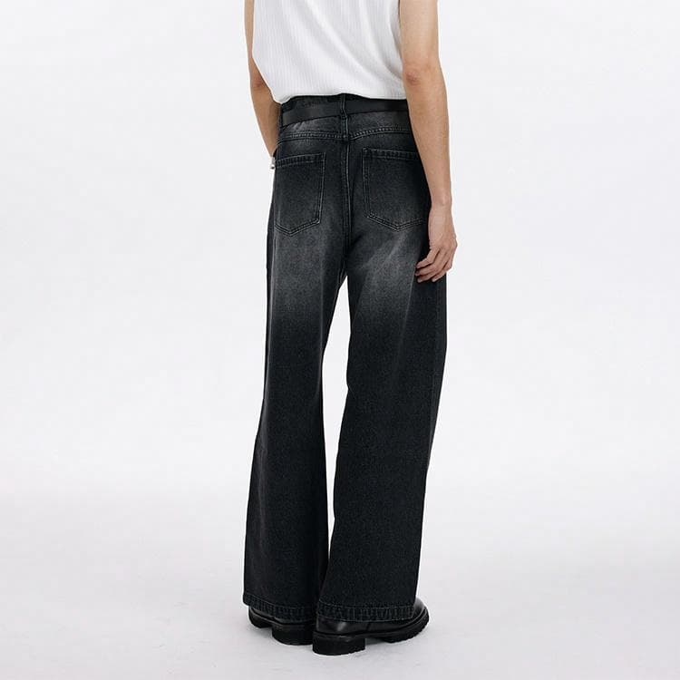 Штаны DIMC Snowflake Straight Jeans Black - изображение 5