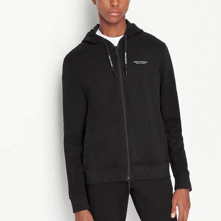 Худи Armani Exchange Zip Jacket Black - изображение 5