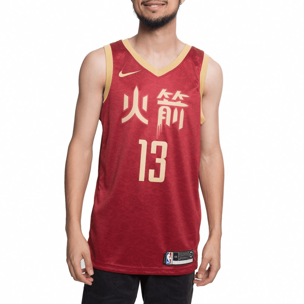 Баскетбольная майка Nike NBA Jersey James Harden 13 City Edition - изображение 4