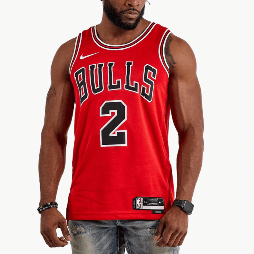 Баскетбольная майка Nike NBA DRI-FIT Chicago Bulls Lonzo Ball 2 Jersey - изображение 3