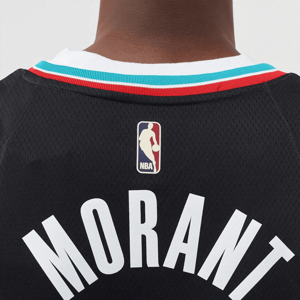 Баскетбольная майка Nike NBA Memphis Grizzlies Ja Morant 2020-21 Jersey Black - изображение 6