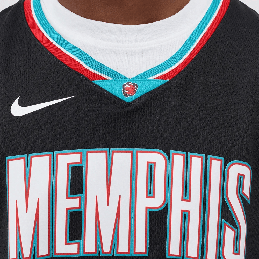 Баскетбольная майка Nike NBA Memphis Grizzlies Ja Morant 2020-21 Jersey Black - изображение 5