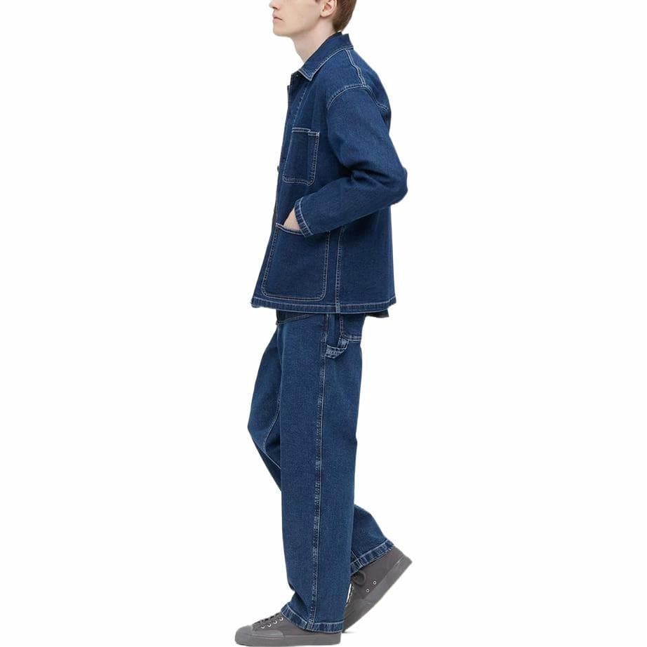 Джинсовая куртка UNIQLO Denim Jacket Blue - изображение 4