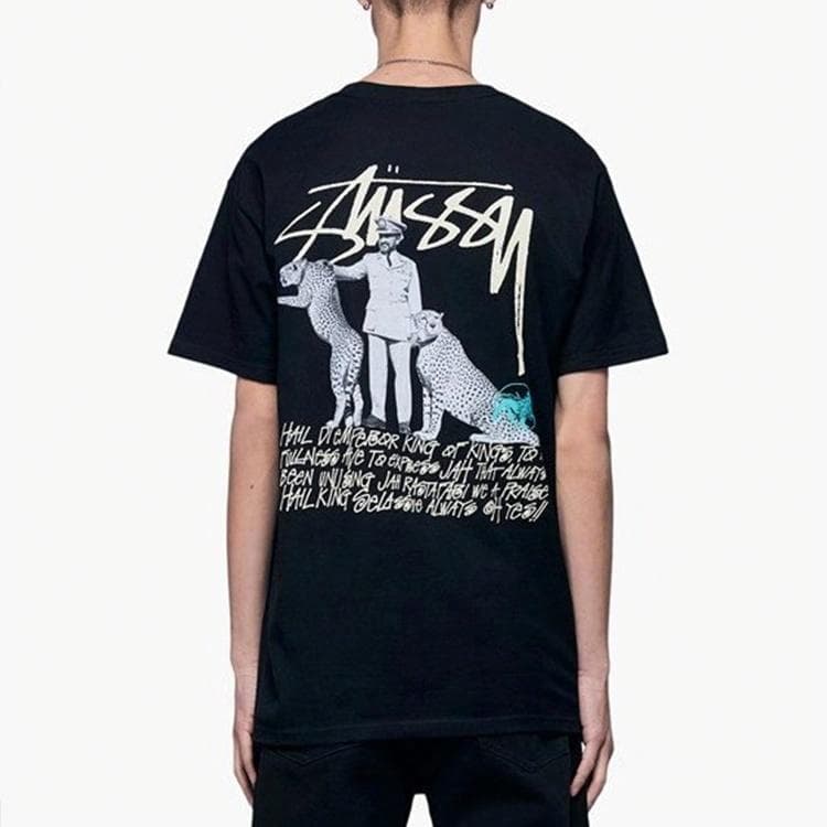 Футболка Stussy Emperor Tee Black - изображение 5