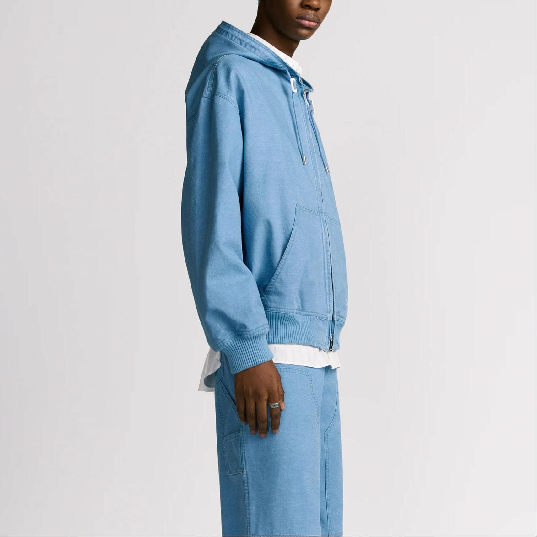 Худи DIOR SS25 Blue Hoodie - изображение 3