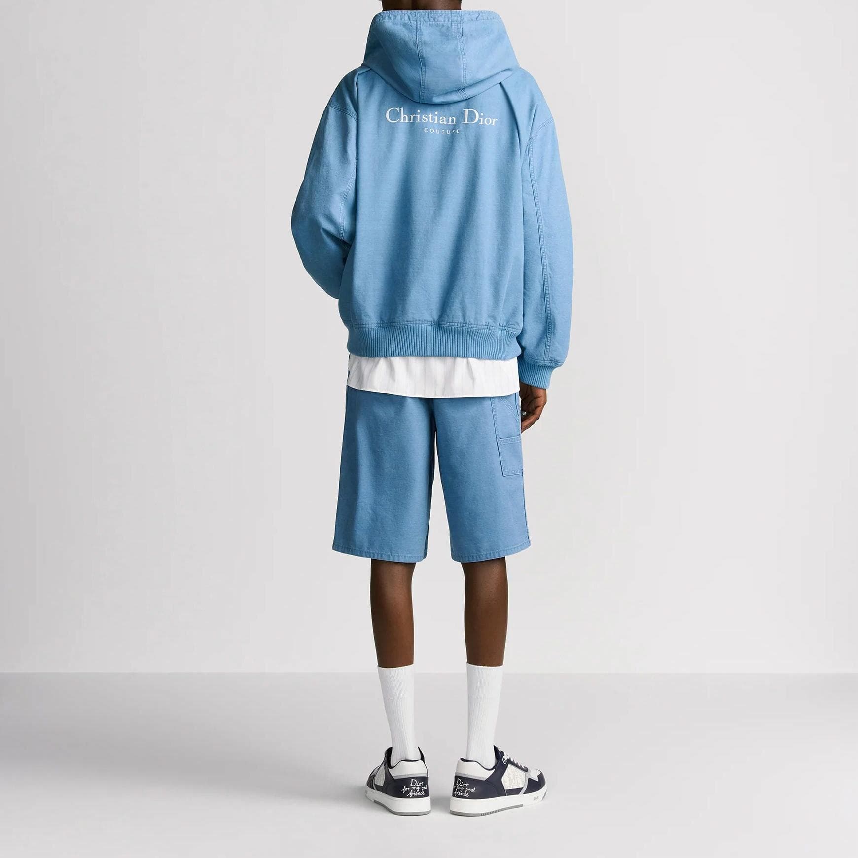 Худи DIOR SS25 Blue Hoodie - изображение 4